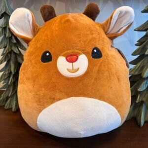 NWT - Rudolph, The Red Nose Reindeer, Classic Holiday Plush Squishmallow, 14”